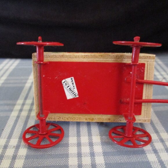 FINAL SALE Santa Liddle Kiddle Mattel & Russ Berrie baby Santa Troll Doll Wagon - Picture 9 of 12